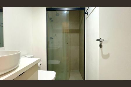 Studio para alugar com 27m², 1 quarto e sem vaga Studio para alugar com 27m², 1 quarto e sem vagaBanheiro
