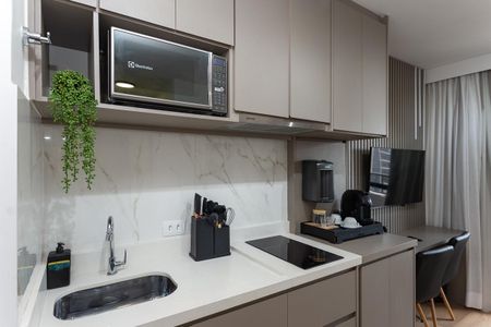 Apartamento para alugar com 29m², 1 quarto e sem vagaCozinha Americana