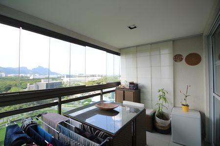 Sala - Varanda de apartamento para alugar com 3 quartos, 113m² em Barra Olímpica, Rio de Janeiro