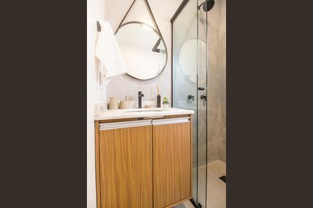 Apartamento à venda com 69m², 3 quartos e 2 vagas Apartamento à venda com 69m², 3 quartos e 2 vagasBanheiro da Suíte