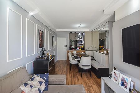 Sala de apartamento para alugar com 2 quartos, 56m² em Vila Campestre, São Bernardo do Campo