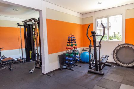 Apartamento para alugar com 43m², 2 quartos e 1 vaga Apartamento para alugar com 43m², 2 quartos e 1 vagaAcademia