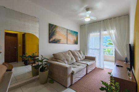 Sala de apartamento para alugar com 2 quartos, 64m² em Canto do Forte, Praia Grande