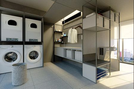 Lavanderia de kitnet/studio para alugar com 1 quarto, 33m² em Pinheiros, São Paulo