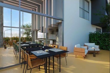 Studio para alugar com 33m², 1 quarto e sem vaga Studio para alugar com 33m², 1 quarto e sem vagaSalão de Festas