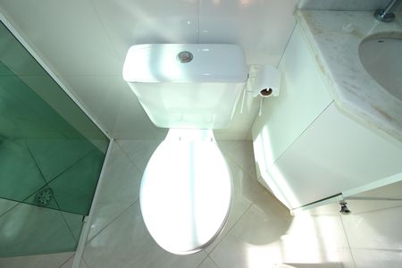 Quarto 1 - Banheiro de casa de condomínio à venda com 2 quartos, 65m² em Vila Monte Santo, São Paulo