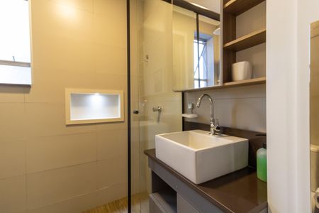 Apartamento para alugar com 40m², 1 quarto e sem vagaBanheiro da Suíte