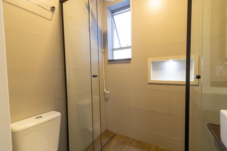 Apartamento para alugar com 40m², 1 quarto e sem vagaBanheiro da Suíte