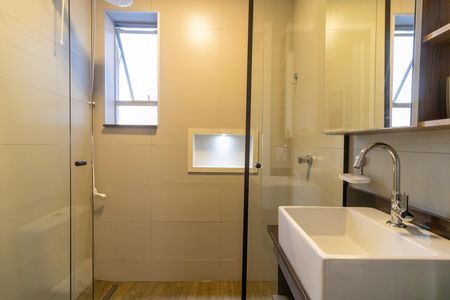 Apartamento para alugar com 40m², 1 quarto e sem vagaBanheiro da Suíte