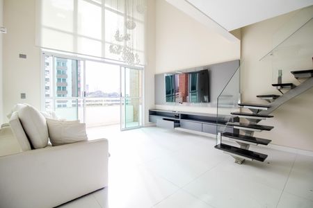 Sala de apartamento à venda com 1 quarto, 110m² em Vila Regente Feijó, São Paulo