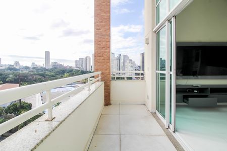 Varanda da Sala de apartamento à venda com 1 quarto, 110m² em Vila Regente Feijó, São Paulo