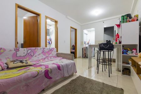 Sala, Cozinha e Área de Serviço de apartamento para alugar com 2 quartos, 40m² em Artur Alvim, São Paulo