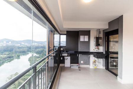 Varanda gourmet de apartamento para alugar com 2 quartos, 78m² em Alphaville Empresarial, Barueri