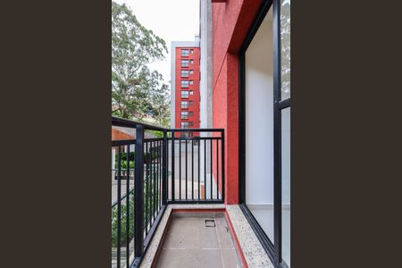 Varanda da Sala de apartamento para alugar com 1 quarto, 37m² em Vila Andrade, São Paulo