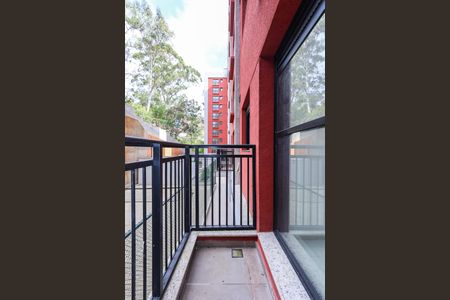 Varanda da Sala de apartamento à venda com 2 quartos, 37m² em Vila Andrade, São Paulo