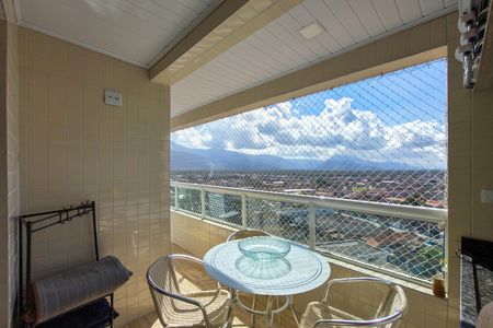Sacada  de apartamento para alugar com 1 quarto, 55m² em Vila Balnearia, Praia Grande
