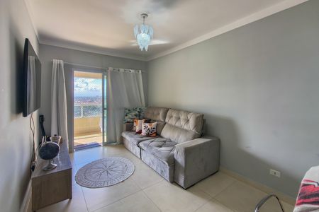 Sala de apartamento para alugar com 1 quarto, 55m² em Vila Balnearia, Praia Grande