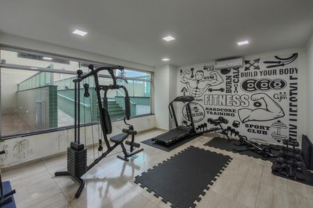 Apartamento para alugar com 55m², 1 quarto e 1 vaga Apartamento para alugar com 55m², 1 quarto e 1 vagaAcademia