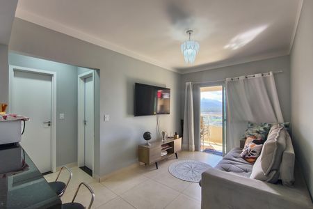 Sala de apartamento para alugar com 1 quarto, 55m² em Vila Balnearia, Praia Grande
