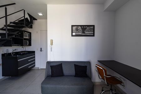Sala de apartamento para alugar com 1 quarto, 59m² em Perdizes, São Paulo