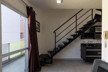 Sala de apartamento para alugar com 1 quarto, 59m² em Perdizes, São Paulo