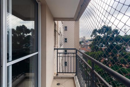 Varanda da Sala de apartamento à venda com 2 quartos, 56m² em Vila Lucia, São Paulo