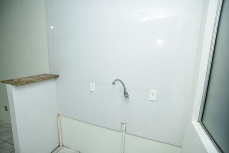 Cozinha de apartamento para alugar com 2 quartos, 38m² em Lomba do Pinheiro, Viamão