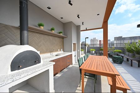 Apartamento à venda com 28m², 1 quarto e sem vagaChurrasqueira