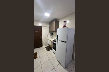 Cozinha de apartamento para alugar com 1 quarto, 37m² em Cidade Ocian, Praia Grande