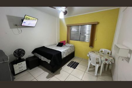 Sala/Quarto de apartamento para alugar com 1 quarto, 37m² em Cidade Ocian, Praia Grande
