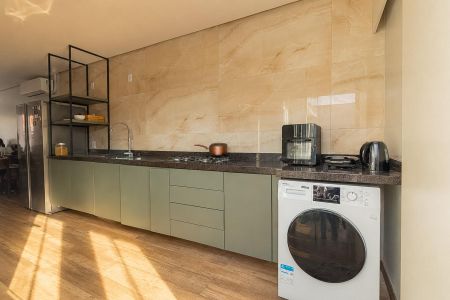 Casa de condomínio para alugar com 67m², 2 quartos e 2 vagas Casa de condomínio para alugar com 67m², 2 quartos e 2 vagasCozinha e Área de Serviço