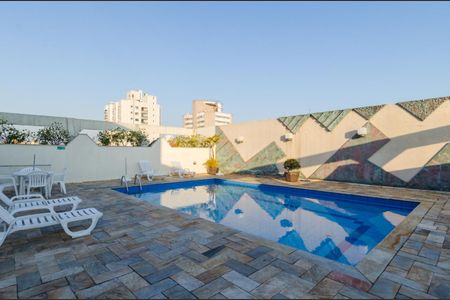 Área comum - Piscina de apartamento para alugar com 1 quarto, 52m² em Centro, São Bernardo do Campo
