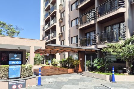 Apartamento para alugar com 52m², 1 quarto e 1 vagaFachada e portaria