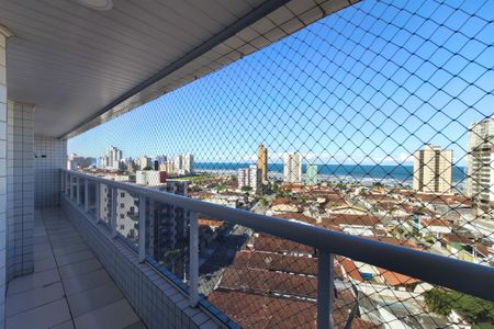 Sacada de apartamento para alugar com 2 quartos, 94m² em Vila Caiçara, Praia Grande