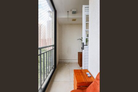 Varanda da Sala de apartamento para alugar com 2 quartos, 63m² em Chácara Agrindus, Taboão da Serra