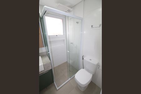 Banheiro da Suíte de apartamento para alugar com 1 quarto, 57m² em Parque Residencial Aquarius, São José dos Campos