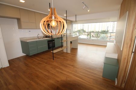Sala de apartamento para alugar com 1 quarto, 57m² em Parque Residencial Aquarius, São José dos Campos