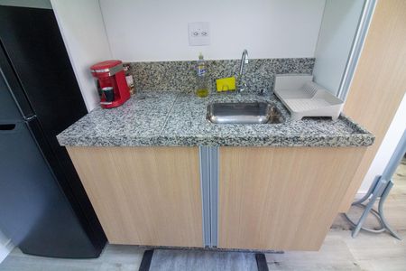 Studio para alugar com 26m², 1 quarto e sem vagaCozinha - Armários