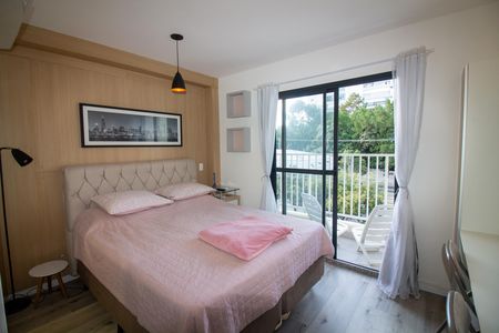 Sala / Quarto - Studio de kitnet/studio para alugar com 1 quarto, 26m² em Santo Amaro, São Paulo
