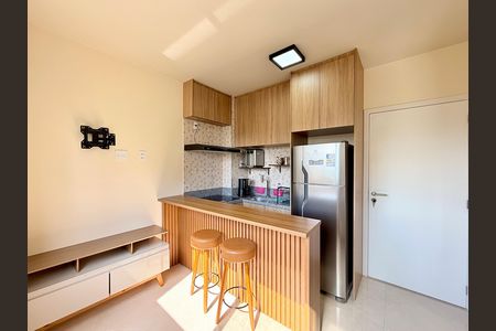 Studio para alugar com 27m², 1 quarto e sem vaga Studio para alugar com 27m², 1 quarto e sem vagaSala