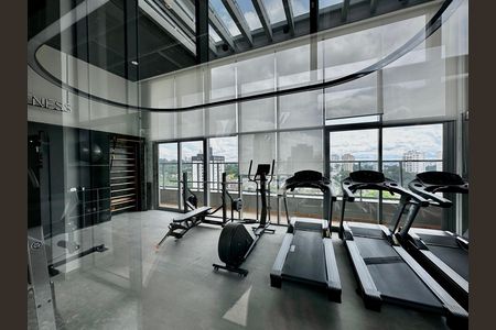 Studio para alugar com 27m², 1 quarto e sem vaga Studio para alugar com 27m², 1 quarto e sem vagaAcademia