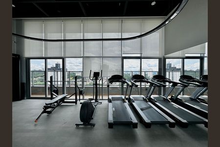 Studio para alugar com 27m², 1 quarto e sem vaga Studio para alugar com 27m², 1 quarto e sem vagaAcademia