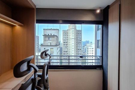 Apartamento à venda com 37m², 1 quarto e 1 vagaVaranda
