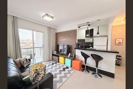 Sala de apartamento à venda com 2 quartos, 69m² em Retiro, Jundiaí