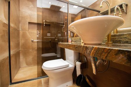 Apartamento à venda com 76m², 2 quartos e 2 vagas Apartamento à venda com 76m², 2 quartos e 2 vagasBanheiro 1