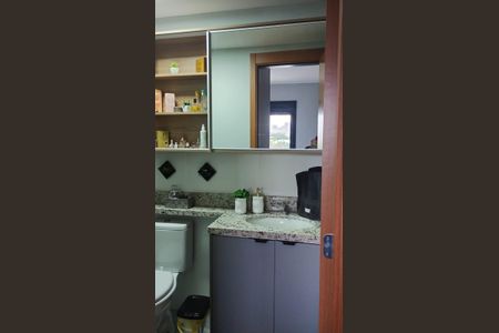 Banheiro da suíte de kitnet/studio à venda com 1 quarto, 25m² em Vila da Saúde, São Paulo