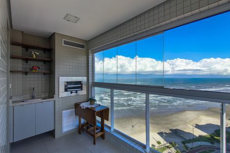 Sacada  de apartamento para alugar com 2 quartos, 54m² em Vila Caiçara, Praia Grande
