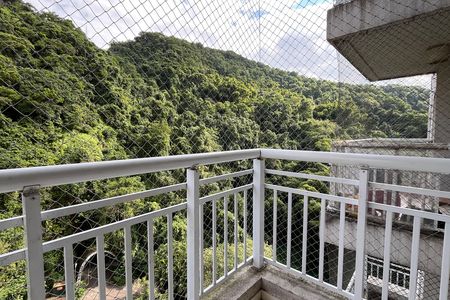 Varanda da Sala de apartamento para alugar com 2 quartos, 62m² em Marapé, Santos