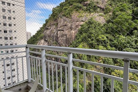 Varanda da Sala de apartamento para alugar com 2 quartos, 62m² em Marapé, Santos