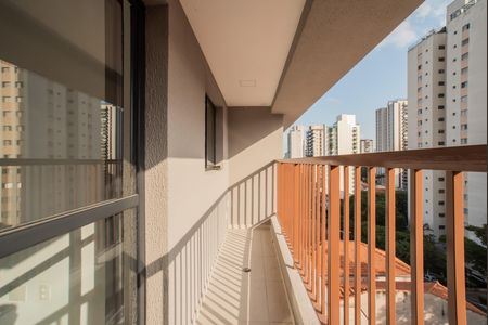 Varanda de kitnet/studio à venda com 1 quarto, 29m² em Vila Clementino, São Paulo